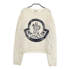 MONCLER モンクレール G20939C00019 カシミヤ混 ウールニットセーター  ホワイト系 XS [240101426992] レディース