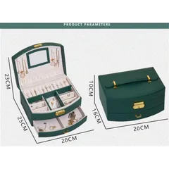 ジュエリーボックス アクセサリーケース アクセサリー収納 層 鏡付き 大容量 時計 指輪 ピアス ネックレス ポーチ 誕生日 プレゼント おしゃれHZQ5766