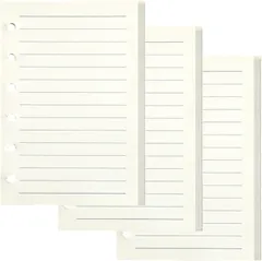 Copeflap 手帳リフィル 手帳用紙 6穴 240枚 システム手帳リフィル 横罫 A7 ポケットサイズ( A7， ポケットサイズ)