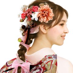 【特価】[京都うさぎ堂] 髪飾り 27点セット 成人式 振袖 kk-s-015 リボン オーガンジー ベロア カスミソウ ヘアアクセ 卒業式 結婚式