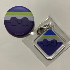 忍たま乱太郎　潮江文次郎　アクリルチャーム＆ミニ缶バッジセット