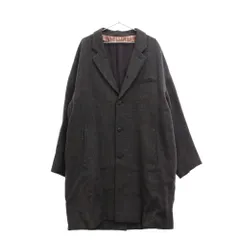 VISVIM (ヴィスヴィム) 21AW HAMMONS COAT TWEED ハモンズ ツイード チェスターコート 0121205013011 ブラックのサムネイル