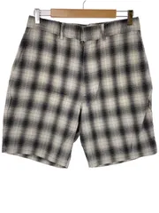 VAINL ARCHIVE ヴァイナルアーカイブ 23SS SLANT-SHORTS オンブレチェックショートパンツ VAS23005 グレー Mのサムネイル