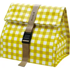 ☆ ギンガムチェックYELLOW ☆ piatto ランチバッグ piatto ランチバッグ おしゃれ ランチバック お弁当バッグ 弁当入れ お弁当袋 お弁当入れ 大人向け かわいい チェック シンプル レディース メンズ 台所用品 キッチン雑貨 遠足