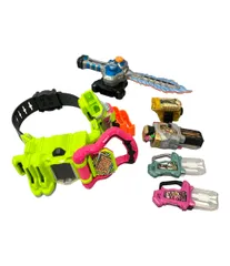 仮面ライダーエグゼイド なりきりアイテム 変身ベルト まとめ売り DXゲーマドライバー DXガシャコンソード ガシャット4点