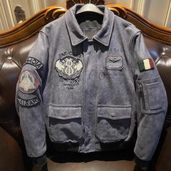 AERONAUTICAMILITAREアロエナウティカミリターレレザーブルゾン - メルカリ