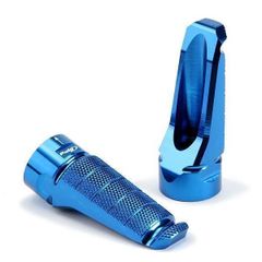 Puig 6301A RACING FOOTPEGS [BULE] プーチ ステップバー ローレットタイプ