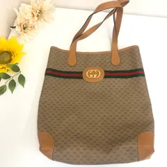 GUCCI グッチ　シェリーライン マイクロGG トートバッグ