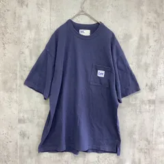 Lee リー　クルーネック半袖Tシャツ　ブルー　メンズ　Mサイズ