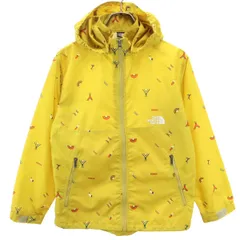 THE NORTH FACE ノースフェイス 総柄 マウンテンパーカー 150 マスタード NPJ71514 アウトドア キッズ 古着のサムネイル