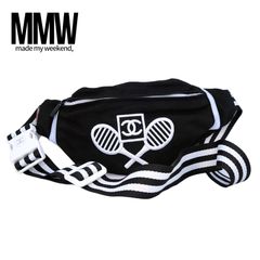 シャネル　CHANEL ボディバッグ　ウエストポーチ　ココマーク　ノベルティ 新品同様】CHANEL シャネル ココマーク ウエストバッグ キャンバス