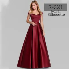 イブニングドレス パーティドレス レッド 赤 ボルドー 大きいサイズ  パーティー お呼ばれ シンプル 結婚式 ワンピース S M L XL LL 2XL XXL 3XL XXXL 着痩せ 謝恩会 豪華 パフォーマンス ロング丈 シンプル プリーツ 姫系