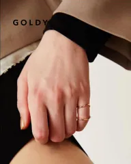 【SALE】GOLDY/ゴールディ/ニュアンス ライン セット ピンキーリング/アクセサリー/5230404のサムネイル