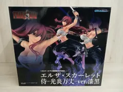 未開封　エルザ・スカーレット 侍 光炎万丈 漆黒 フェアリーテイル フィギュア Amazon | オルカトイズ 1/6スケール エルザ・スカーレット侍-光