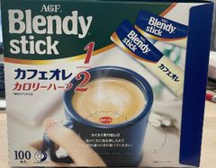 【100本入り】味の素ＡＧＦ＃ブレンディスティック　カフェオレ　カロリーハーフ