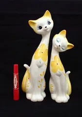 昭和レトロ バンビ 鹿 陶器 内藤ルネ・宇山あゆみ系 1960年代 昭和レトロ バンビ 鹿 陶器 内藤ルネ・宇山あゆみ系 1960年代