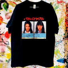 バトルロアイヤル ２<!-利用不可文字-!>Tシャツ 半袖 メンズ 新品 個性的 黒 柴咲コウ 邦画 グロテスク 藤原竜也 バトロワ