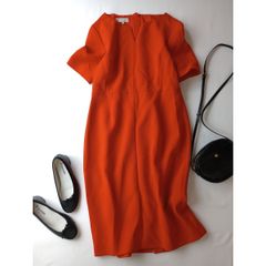 Hobbs London ホッブスロンドン ワンピース ロング 半袖 レッド 赤(118K+5688)25N☆