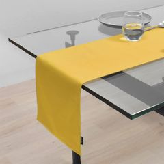 【迅速発送】スタイルデコール(STYLE Decor) テーブルランナー・テーブルセンター (30cm×130cm) 綿100% リバーシブルタイプ 無地オックス・シトロンイエロー W2603110