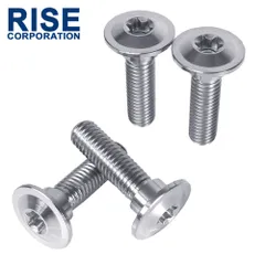 チタンボルト カワサキ ゼファー400 ゼファーχ専用 ブレーキディスクボルト リア用 4本セット M8×30 P1.25 シルバー 軽量化 カスタム ネジ