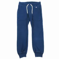 Champion チャンピオン リバースウィーブ スウェット パンツ ジョガーパンツ インディゴ染め C3-H202 サイズL メンズ 【中古】