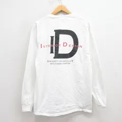 L/古着 All sports 長袖 ビンテージ Tシャツ メンズ 90s ID コットン 白 ホワイト spe 25sep26 中古