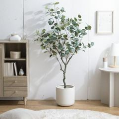 リセノRe:CENO フェイクグリーン ユーカリ 人工観葉植物 180㎝ - メルカリ