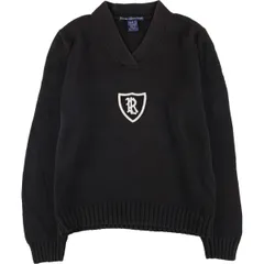 古着 ラルフローレン Ralph Lauren RALPH LAUREN GOLF Vネック コットンニットセーター レディースL相当/eaa400869