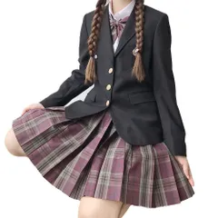 スーツ フォーマル 女子高生 ジャケット JK制服 レディース 学生服 コスプレ ブレザー女の子 制服 セーラー服 ブレザー スクール 高校生制服 卒業式 スクール 入学式 学園祭 [Foravana] 文化祭 パーティー