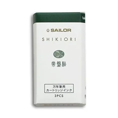 セーラー万年筆　万年筆用カートリッジ　 インク　四季織(3本入)　常盤松