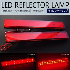 モコ MG33S / ルークス ML21S LED リフレクター ブレーキ ポジション スモール テール イルミ ストップランプ リアバンパー