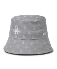 【ムラスポ公式】新品 NEW ERA ニューエラ ハット バケハ バケットハット ロゴ バケット01 セーラーブリム MLB Jacquard LOSDOD GRY SWHI 14388491