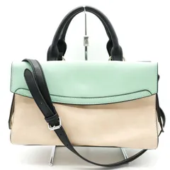 ダニエルニコル ショルダーバッグ バイカラー 2way ハンドバッグ 斜め掛け ブランド 鞄 レディース ベージュ DANIELLE NICOLE 【中古】のサムネイル