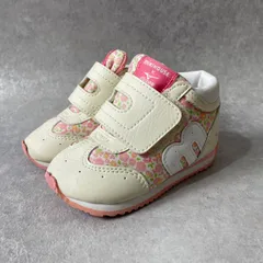 MIKI HOUSE x MIZUNO 花柄 ベビーシューズ スニーカー 靴 ミキハウス ミズノ ファーストシューズ