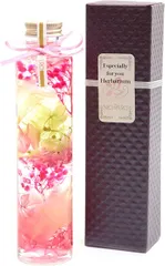 NICHIFLRO 母の日 ハーバリウム リナLina専用BOX付 ピンクMIX贈り物 誕生日 女性 記念日 プレゼント 花 結婚祝い 開店祝い 新築祝い ギフト卒業 入学 L-07( ピンクMIX)