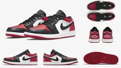 Nike Air Jordan 1 Low Bred ジョーダン1 ロー27cm