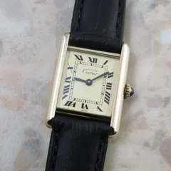 カルティエ Must Tank Cartier マストタンク ヴィンテージ レディース時計 ローマンダイヤル SM 手巻 アンティーク腕時計のサムネイル