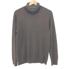 BLACK LABEL CRESTBRIDGE ブラックレーベルクレストブリッジ タートルネック ニット サイズ:M  ブラウン ウール メンズ 　240001105124