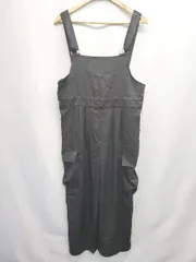 ◇ Θ merlot メルロー カーゴサロペット サイズF ブラック レディース E  【1506110012807】のサムネイル