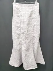 ◇ GRL グレイル dk1080 ロング丈 マーメイド スカート サイズM グレー レディース P  【1407100019373】