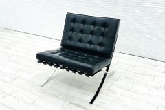 Knoll Barcelona Mies van der Rohe ノール バルセロナチェア 中古 正規品 ミースファンデルローエ 本革 中古オフィス家具 【A000003481】