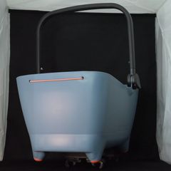 BASIL ﾊﾞﾃﾞｨｰ ﾘｱﾊﾞｽｹｯﾄ　廃版品 ブルー