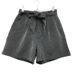 【美品】リエンダスエルタ ショートパンツ グレー リボンベルト付き  レディース M ゴルフウェア rienda sueltaのサムネイル