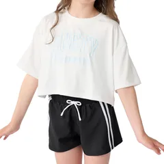 [ラスティ] カバーアップ 水着 3点セット Tシャツ キャミソール ショートパンツ 964805 ガールズ