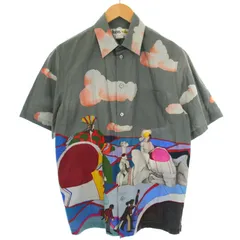 ステラマッカートニー STELLA McCARTNEY ザ ビートルズ THE BEATLES 2019 All Together Now Collection イエローサブマリン シャツ 半袖 総柄 39 M マルチカラー /BMのサムネイル