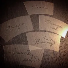 フランス語10枚セット 2.5号サイズ