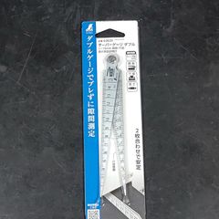 未使用品 シンワ測定 Shinwa テーパーゲージ ダブル 1〜15mm 62620 隙間・穴径・長さ測定目盛付