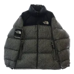 SUPREME (シュプリーム) 21SS ×THE NORTH FACE Studded Nuptse Jacket ザ ノースフェイス スタッズ ヌプシ ナイロン ダウンジャケット ブラック ND42100I
