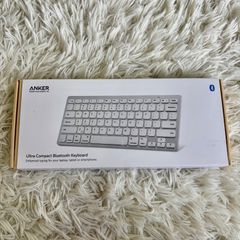 Anker アンカー ウルトラスリム Bluetooth ワイヤレス キーボード ホワイト A7726 電池式