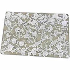 【数量限定】テーブルコーディネート 刺繍 ランチョンマット 】 11502PM-WH ホワイト プレースマット レース風 【 Interior) エレガントインテリア(Elegant